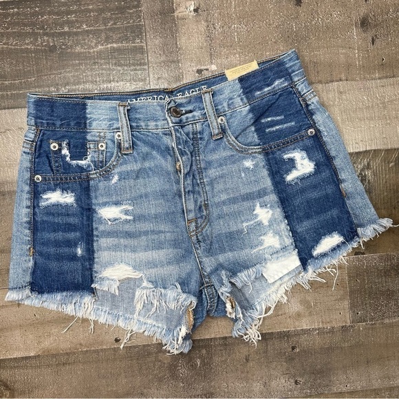 NWOT American Eagle Distressed Vintage Hi-Rise Festival Jean Short size 2 - Picture 12 of 12